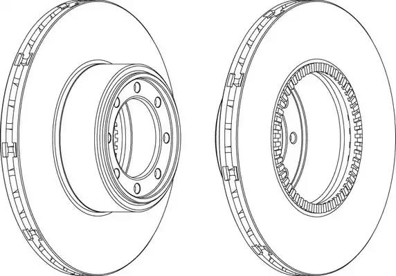 Гальмівний диск FCR321A FERODO