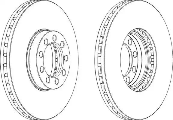Гальмівний диск FCR329A FERODO