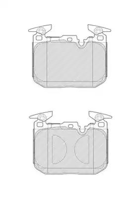 Тормозные колодки ferodo FDB4662 FERODO