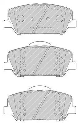 Гальмівні колодки дискові FDB4703 FERODO