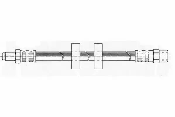 Шланг гальмівний FHY2076 FERODO