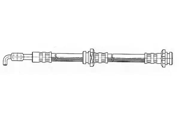Шланг гальмівний FHY2307 FERODO