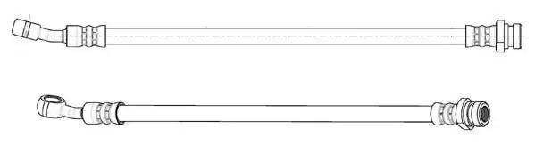 Шланг гальмівний FHY2707 FERODO