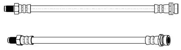 Шланг гальмівний FHY2711 FERODO