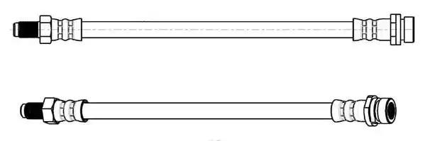 Шланг гальмівний FHY2712 FERODO