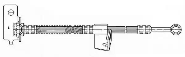 Шланг гальмівний FHY3122 FERODO