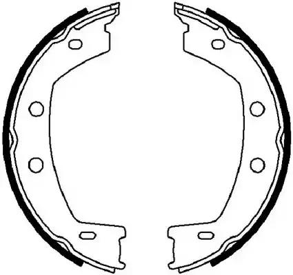 Колодки гальмівні барабанні FSB4032 FERODO