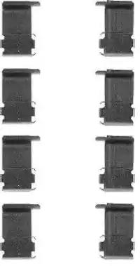 Комплект приладдя, накладка дискового гальма A02242 BREMBO