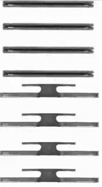 Комплектующие колодки дискового тормоза A02293 BREMBO