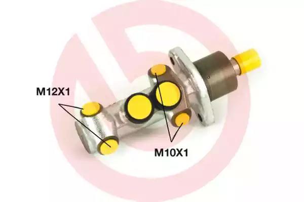 Главный тормозной цилиндр M68027 BREMBO