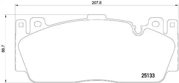 Гальмівні колодки дискові P06079 BREMBO