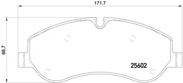 Гальмівні колодки дискові P24152 BREMBO