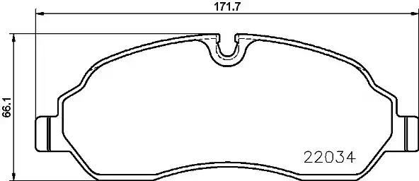 Гальмівні колодки дискові P24171 BREMBO