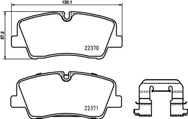Гальмівні колодки дискові P30085 BREMBO