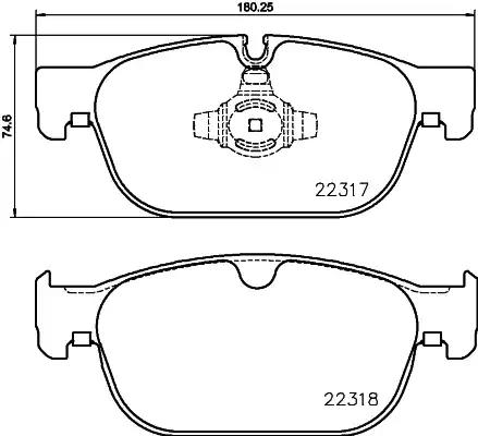 Гальмівні колодки дискові P86027 BREMBO