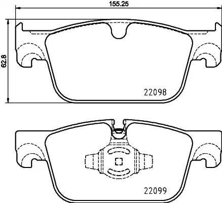 Гальмівні колодки дискові P86028 BREMBO