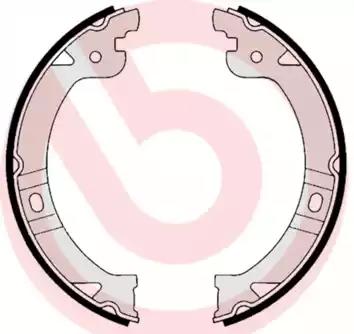 Комплект тормозных колодок стояночная тормозная... S11505 BREMBO