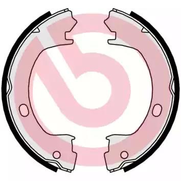 Комплект тормозных колодок стояночная тормозная... S11510 BREMBO