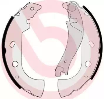 Комплект тормозных колодок S23514 BREMBO