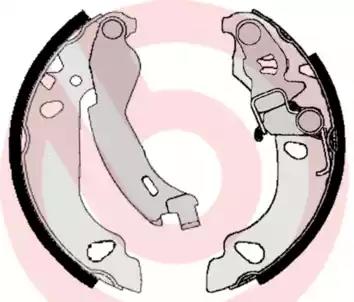Комплект тормозных колодок S23522 BREMBO