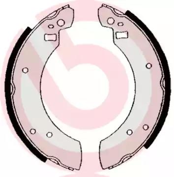 Комплект тормозных колодок S24502 BREMBO