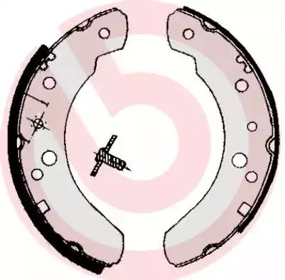 Комплект тормозных колодок S24537 BREMBO