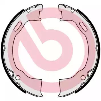 Комплект тормозных колодок стояночная тормозная... S24549 BREMBO