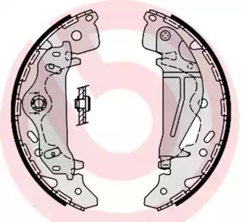 Комплект тормозных колодок S30521 BREMBO
