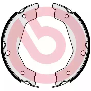 Комплект гальмівних колодок, стоянкове гальмо S30534 BREMBO