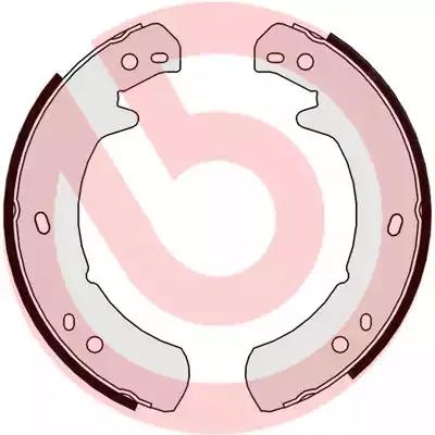 Гальмівні колодки барабанні S44507 BREMBO