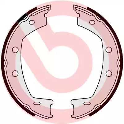 Комплект гальмівних колодок S44508 BREMBO