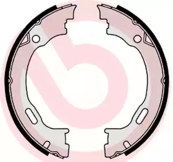 Комплект тормозных колодок стояночная тормозная... S50516 BREMBO