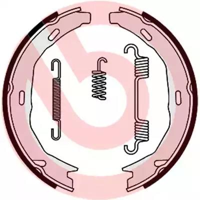 Гальмівні колодки барабанні S50522 BREMBO