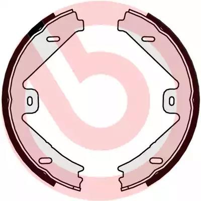 Комплект тормозных колодок стояночная тормозная... S50525 BREMBO