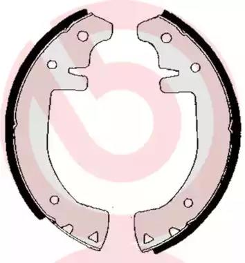 Комплект гальмівних колодок S68501 BREMBO