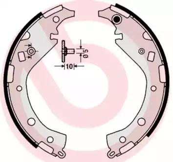 Комплект тормозных колодок S83549 BREMBO