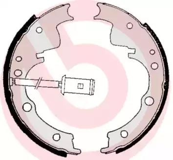 Комплект гальмівних колодок SA6505 BREMBO