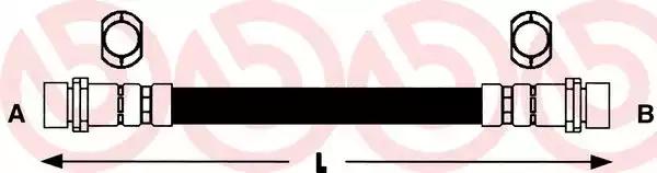 Тормозной шланг T23049 BREMBO