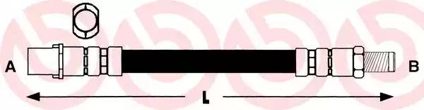 Тормозной шланг T24049 BREMBO