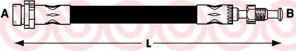 Тормозной шланг T24119 BREMBO