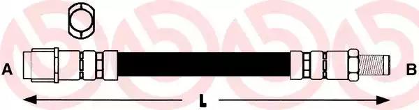 Гальмівний шланг T50028 BREMBO