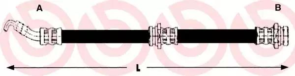 Тормозной шланг T54011 BREMBO