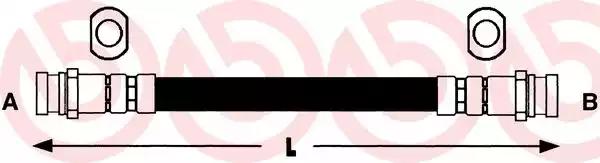 Тормозной шланг T79006 BREMBO