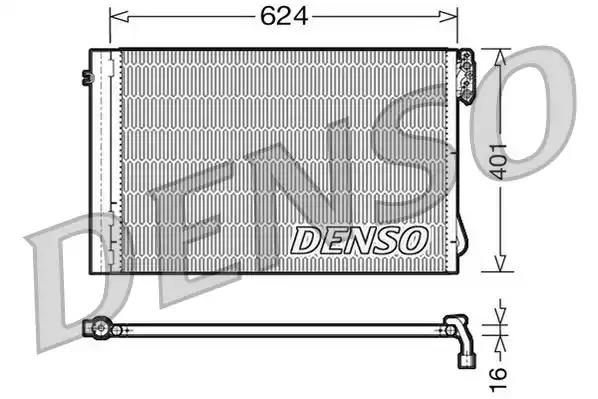 Конденсатор кондиционер DCN05011 DENSO
