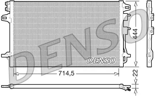 Радіатор кондиціонера DCN06005 DENSO