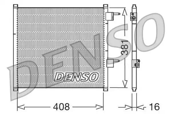 Конденсатор, система кондиціонування повітря DCN10019 DENSO