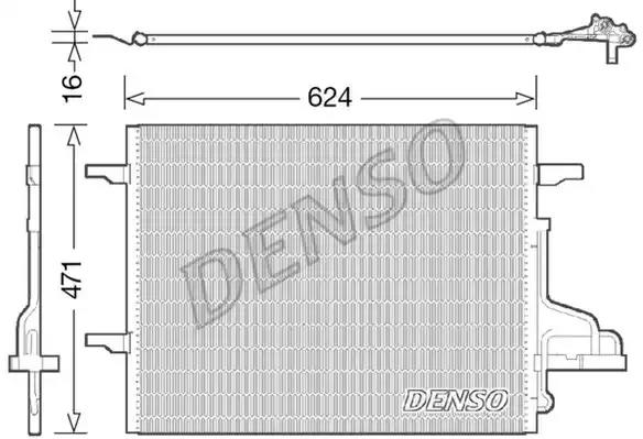 Радіатор кондиціонера DCN10027 DENSO