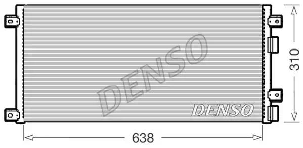 Конденсатор, система кондиціонування повітря DCN12006 DENSO