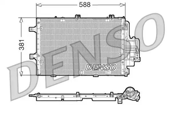 Конденсатор, система кондиціонування повітря DCN20020 DENSO