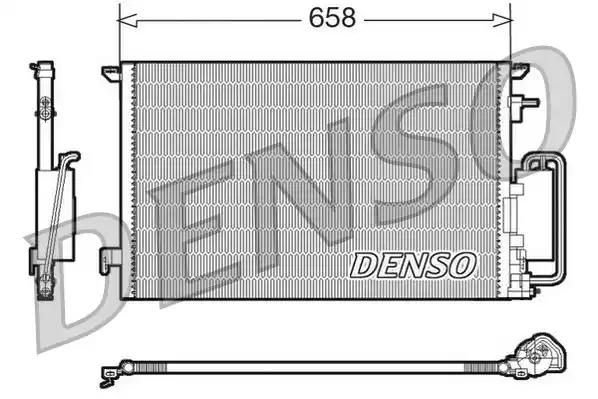 Конденсатор, система кондиціонування повітря DCN20032 DENSO